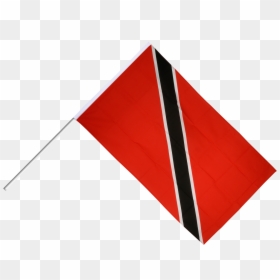 Bandiera Da Asta Trinidad E Tobago - Red Flag, HD Png Download - trinidad flag png