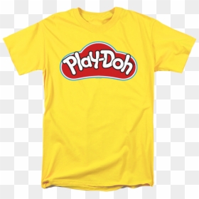 T Shirt Yellow With Logo, HD Png Download - play doh logo png