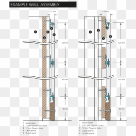 Perforated Panel Fixing Detail, HD Png Download - perforated metal png