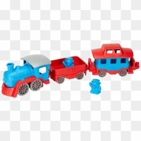 Transparent Toy Trains Clipart - Green Toys Train, HD Png Download - toy train png