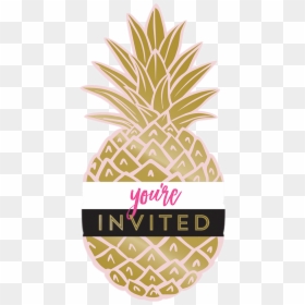 Invitations - Pineapple Party Invitations, HD Png Download - pineapple emoji png