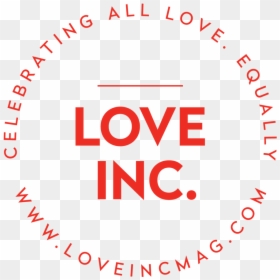 Loveinccirclelogo Red - Circle, HD Png Download - red circle .png