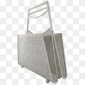White Magazine Holder In Perforated Metal 60/70"s"  - Garment Bag, HD Png Download - perforated metal png