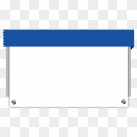 Banner, Blank, Notice, Template, Blue, Sign, Empty - Spanduk Kosong, HD Png Download - empty sign png