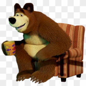 Masha And The Bear, HD Png Download - masha y el oso png