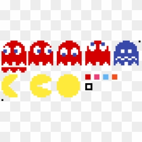 Pixel Art Pac Man , Png Download - Pacman Sprite Sheet Png, Transparent Png - pac man ghost png