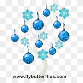 Transparent Blue Christmas Png - Christmas Winter Images Png, Png Download - blue christmas ornaments png
