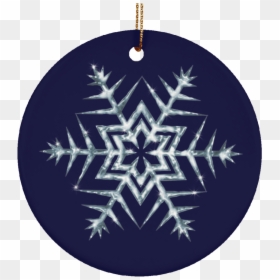 Transparent Frozen Snowflake Png - Frost, Png Download - blue christmas ornaments png