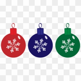 Baubles, Blue, Christmas, Decorations, Festive, Green - Christmas Baubles Clipart, HD Png Download - blue christmas ornaments png