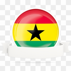 Flag With Empty Ribbon - Ghana Flag, HD Png Download - empty sign png