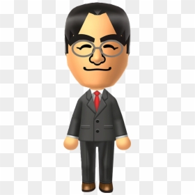 Mii Character - Satoru Iwata, HD Png Download - mii png