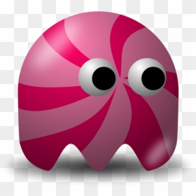 Ghost - Candy Clip Art, HD Png Download - pac man ghost png