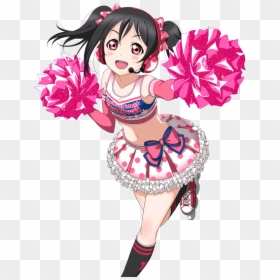 Nico Hit Or Miss , Transparent Cartoons - Nico Love Live Cheerleader, HD Png Download - love live nico png
