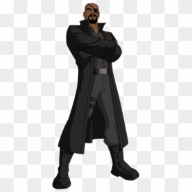 Marvel Avengers Assemble Nick Fury, HD Png Download - nick fury png