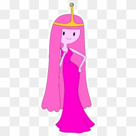 Princess Bubblegum Prom Dress - Illustration, HD Png Download - princess bubblegum png