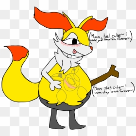 Brias In Braixen"s Belly By Undernom - Braixen Vore, HD Png Download - undertale dog png