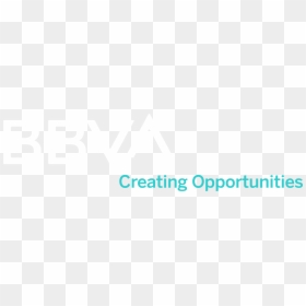 Logo Bbva - Bbva New Logo Creating Opportunities, HD Png Download - bbva logo png