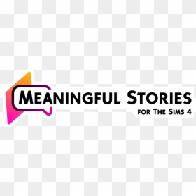 Meaningful Stories For The Sims - Calligraphy, HD Png Download - the sims 4 png