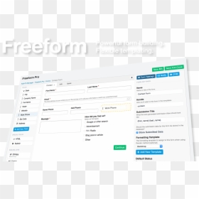 Free Form Builder, HD Png Download - freeform logo png