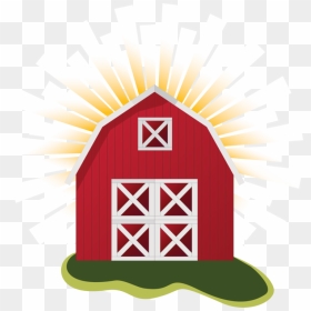 Red Barn Svg Clip Arts - Red Barn Clip Art, HD Png Download - barn silhouette png