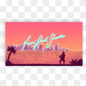Miami Duck Shooter, HD Png Download - miami skyline silhouette png