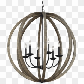 Modern Farmhouse Iron Chandelier, HD Png Download - chandelier silhouette png