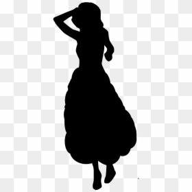 Woman Dress Dancing Free Photo - Silhouette Woman Dress Png, Transparent Png - woman walking silhouette png