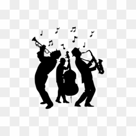 Jazz Musician Png Picture - Jazz Clipart, Transparent Png - band silhouette png