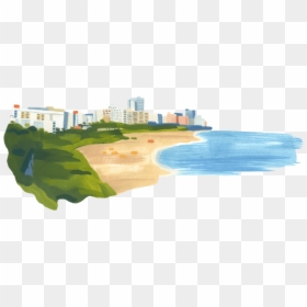 Painting, HD Png Download - miami skyline silhouette png