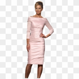 Irresistible Dress Powder Pink Ir8624s8 Removebg Medium - Irresistible Mother Of The Bride, HD Png Download - pink dress png