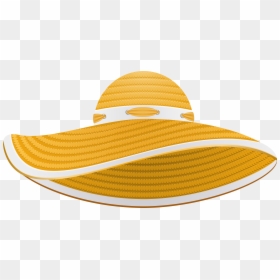 Transparent Sombrero Transparent Png - Transparent Background Sunhat Clipart, Png Download - hat clipart png