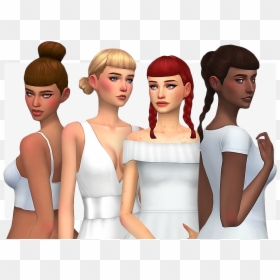 Downloads Nolan With Newest - Sims 4 Maxis Match Bangs Hair, HD Png Download - the sims 4 png