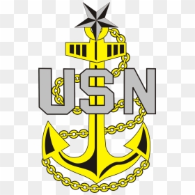 Clip Art Navy Anchor Clipart - Us Navy Senior Chief Anchor, HD Png Download - navy anchor png