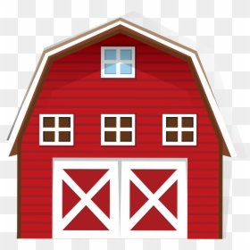 Shed - Farm House Vector Png, Transparent Png - barn silhouette png