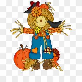 Desenhos Festa Junina Png Scarecrow With Pumpkins Clipart - Scarecrow With Pumpkins Clipart, Transparent Png - scarecrow clipart png