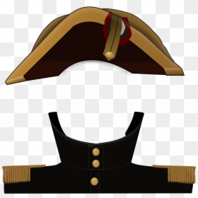 Hat Clipart Coat - Napoleon Hat Clipart, HD Png Download - hat clipart png