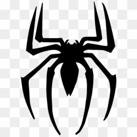 Spider-man Venom Miles Morales Logo Stencil - Spiderman Logo Transparent Background, HD Png Download - spiderman symbol png