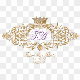 Wedding Invitation Monogram Marriage Personal Wedding - Royal Wedding Logo Design, HD Png Download - wedding invitation png