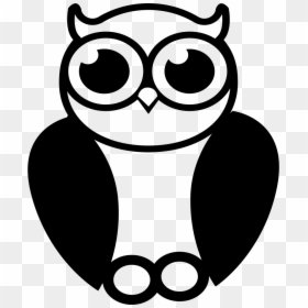 Transparent Owl Png Clipart - Icon Owl Png, Png Download - white owl png