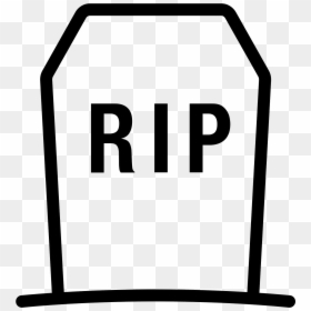 Gravestone Png Image - Transparent Rip Sign, Png Download - rip tombstone png