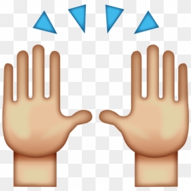 High Five Emoji Png, Transparent Png - vhv