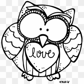 Owl Clipart White - Melonheadz Owl Clipart Black And White, HD Png Download - white owl png