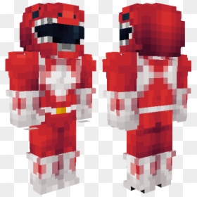 Power Ranger Skin Mc, HD Png Download - red ranger png