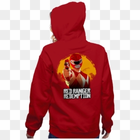 Hoodie, HD Png Download - red ranger png