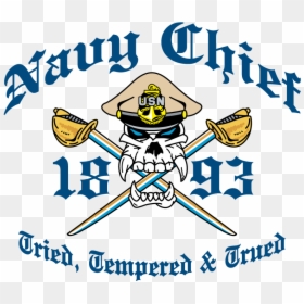 Navy Chief Tri Anchor Vector, HD Png Download - navy anchor png