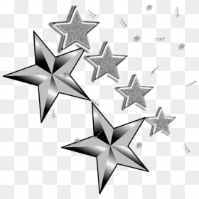 #mq #star #stars #silver #glitter #glittery, HD Png Download - gold glitter star png