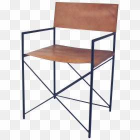 Leather Directors Chair , Png Download - Leather Directors Chair Metal, Transparent Png - directors chair png