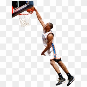 Transparent Russell Westbrook Png - Russell Westbrook Dunk Png, Png Download - russell westbrook dunk png