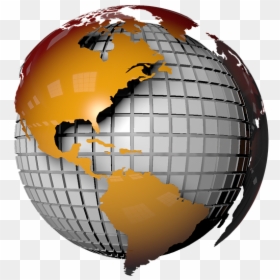 World, Globe, Earth, Planet, Balloon, Continents, Grey - Globo Terraqueo Png, Transparent Png - globo png