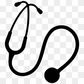 Picture Free Download Stethoscope Transparent Black - Transparent Background Stethoscope Icon, HD Png Download - stethoscope clipart png